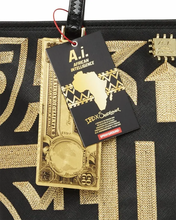 AI8 AFRICAN INTELLIGENCE PATH TO THE FUTURE II TOTE Bags SPRAYGROUND