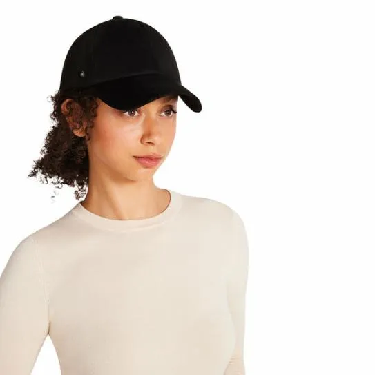 Accessories FAUX SUEDE BASEBALL CAP BLACK Black Steve Madden Hats Scarves and Gloves