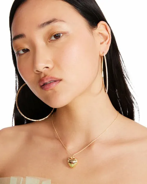 Accessories HEART PENDANT NECKLACE GOLD Gold Steve Madden Jewelry