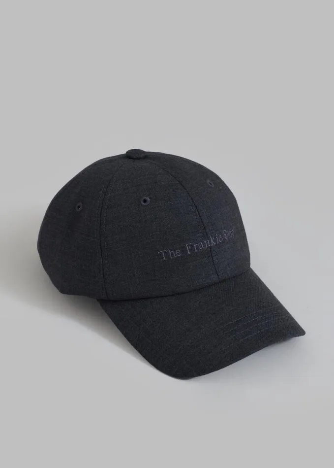 Accessories Men The Frankie Shop Frankie Baseball Cap 8211 Charcoal