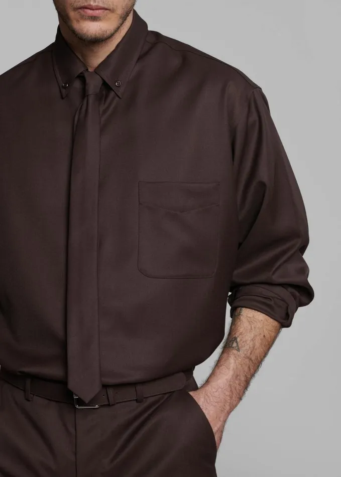 Accessories Men The Frankie Shop Kaden Tie 8211 Brown