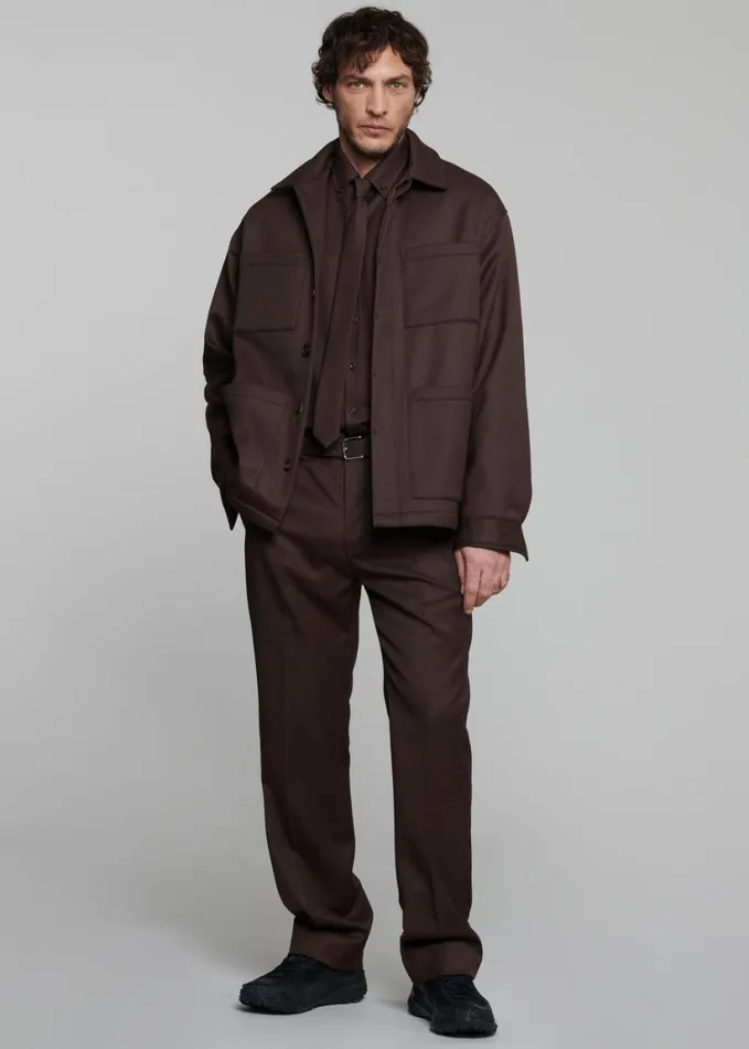 Accessories Men The Frankie Shop Kaden Tie 8211 Brown