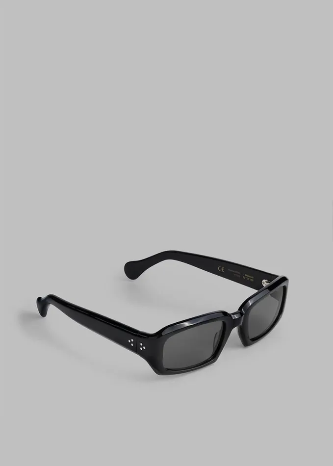 Accessories WomenMen The Frankie Shop Port Tanger Mektoub Sunglasses 8211 Black AcetateBlack Lens