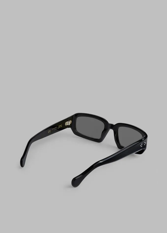 Accessories WomenMen The Frankie Shop Port Tanger Mektoub Sunglasses 8211 Black AcetateBlack Lens