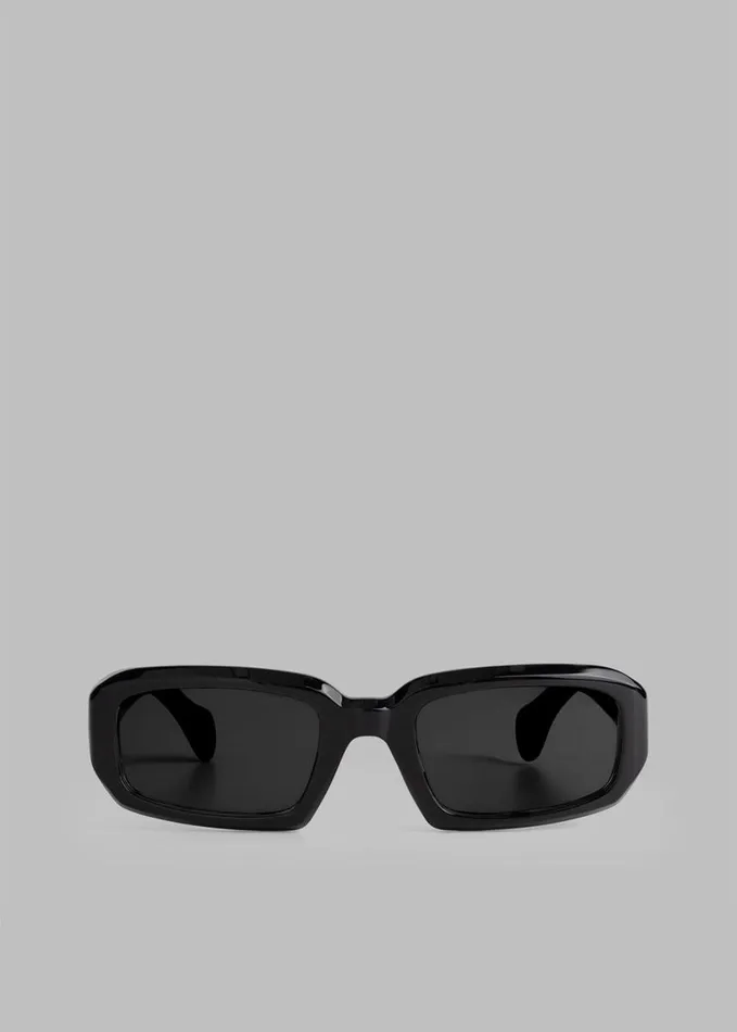 Accessories WomenMen The Frankie Shop Port Tanger Mektoub Sunglasses 8211 Black AcetateBlack Lens