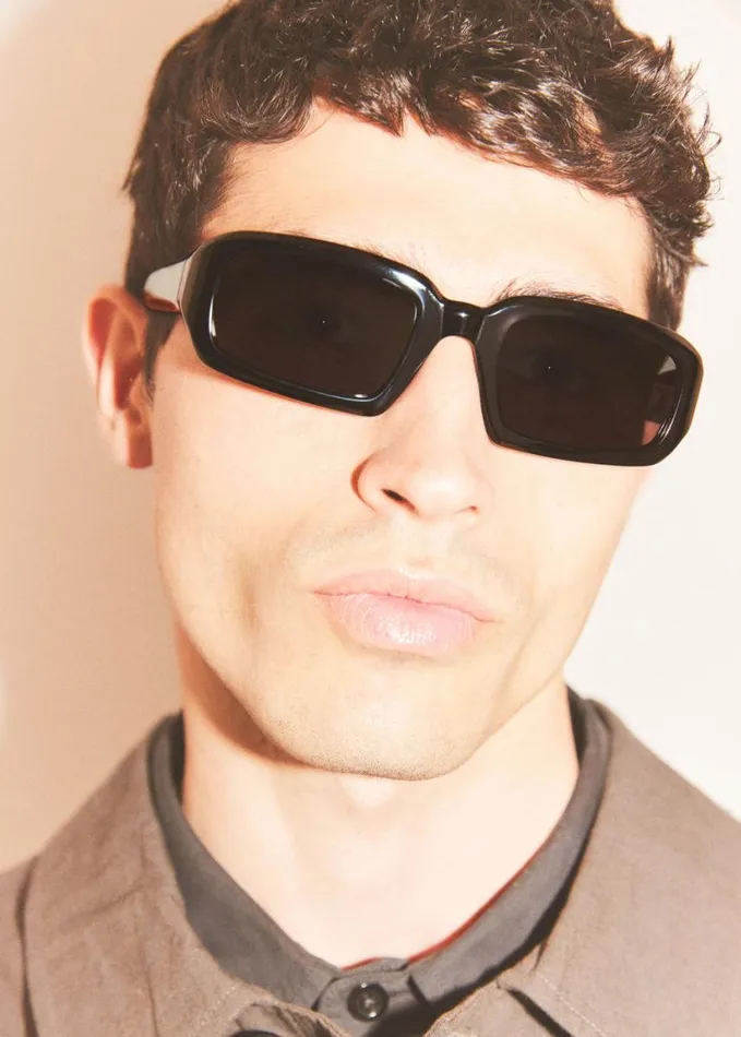 Accessories WomenMen The Frankie Shop Port Tanger Mektoub Sunglasses 8211 Black AcetateBlack Lens