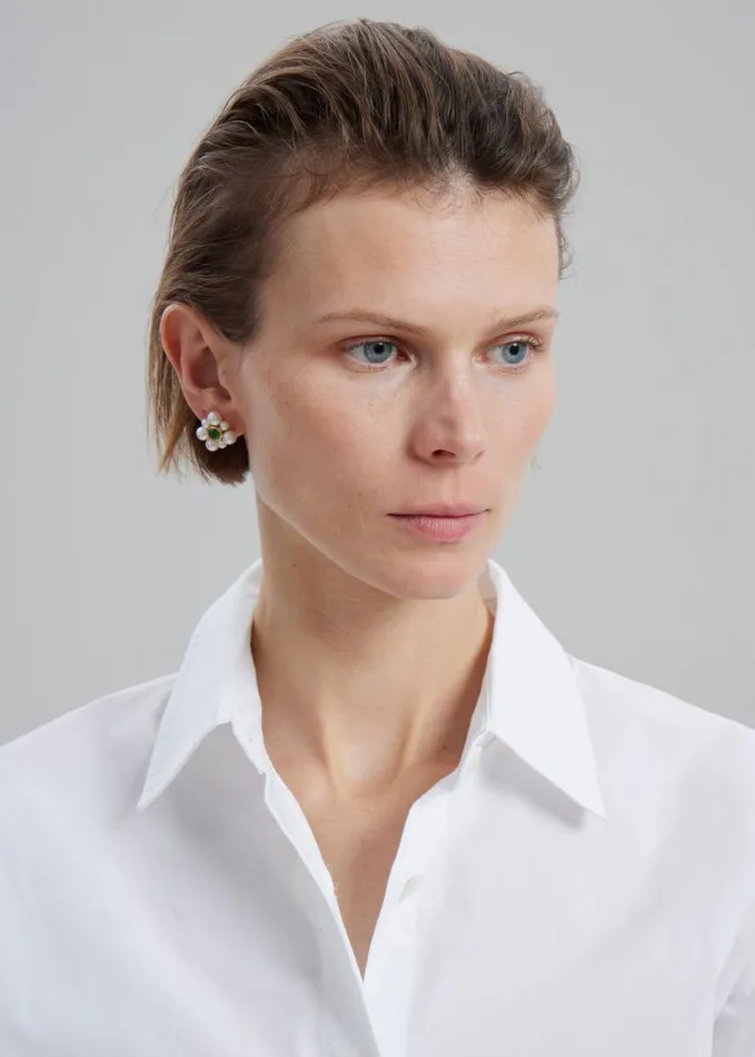 Accessories Women The Frankie Shop Completedworks Not Brainwashed Yet Earrings 8211 Gold Vermeil