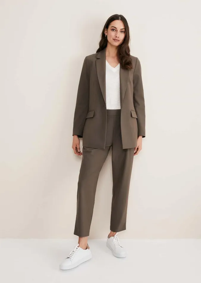 Adela Soft Blazer Khaki Women Phase Eight Jackets
