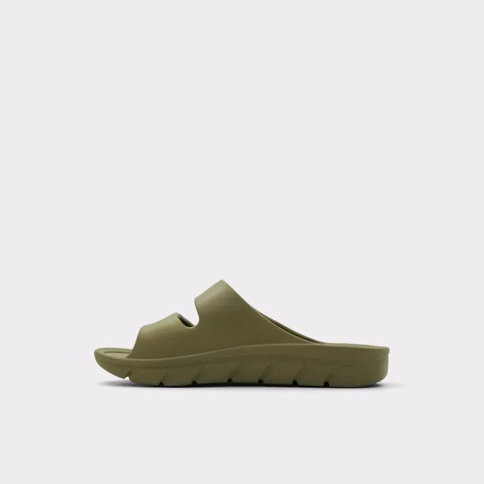 Aerus Medium Green Men ALDO Sandals and Slides