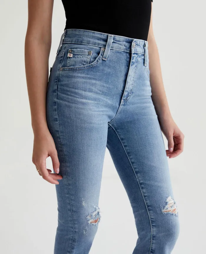 AG Jeans Denim Women Farrah Boot Crop 20 YEARS UNDERTOW DESTRUCTED AG Jeans Denim Women Farrah Boot Crop 20 YEARS UNDERTOW DESTRUCTED