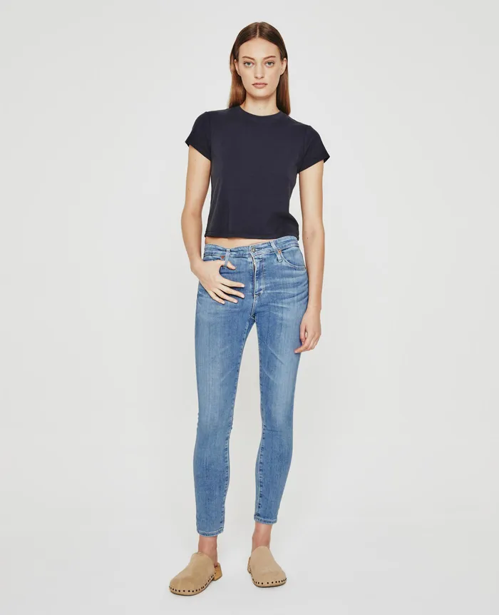 AG Jeans Denim Women Farrah Skinny Ankle PALMETTO