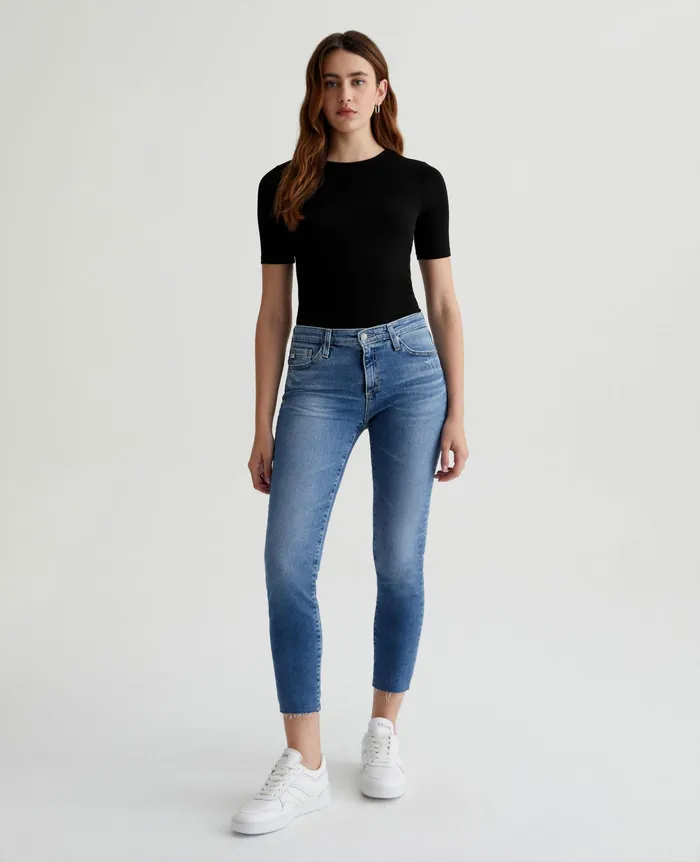 AG Jeans Denim Women Prima Crop 18 YEARS LAKEFRONT