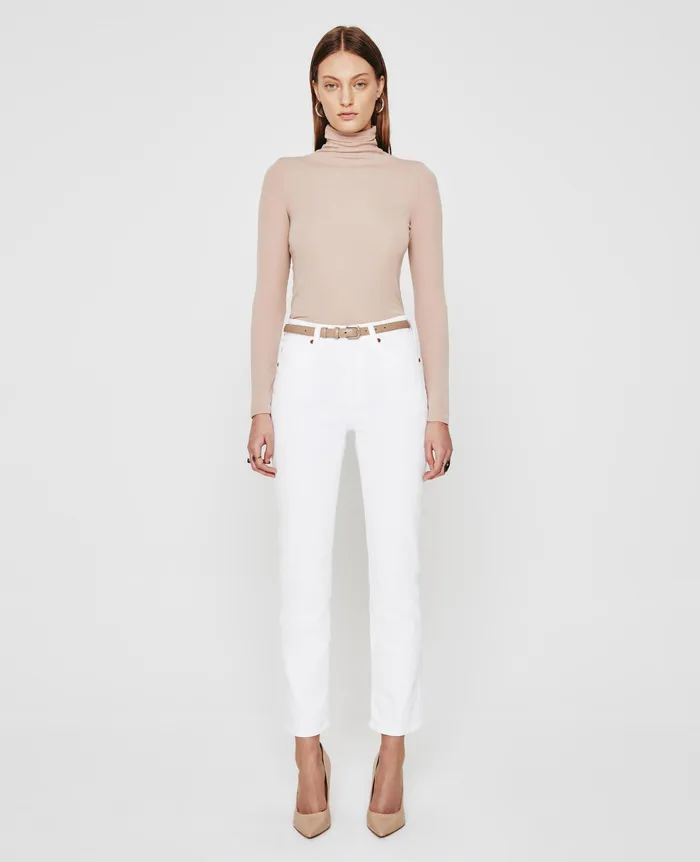 AG Jeans Denim Women Saige AUTHENTIC WHITE