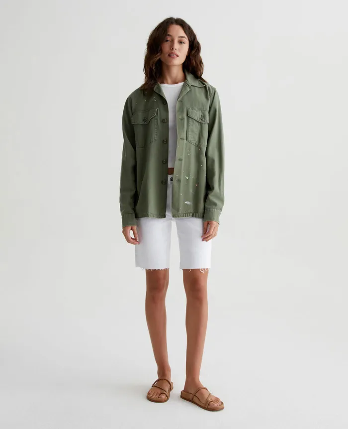 AG Jeans Jackets Women Blake Jacket STONE DOT VINTAGE GREEN AG Jeans Jackets Women Blake Jacket STONE DOT VINTAGE GREEN