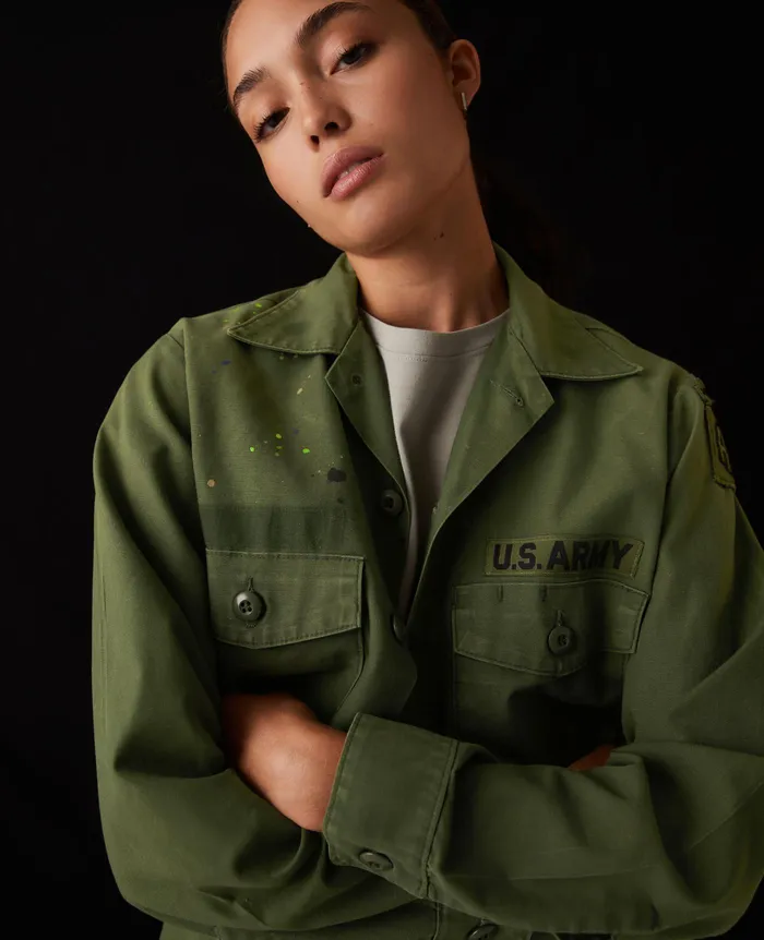 AG Jeans Jackets Women Blake Jacket STONE DOT VINTAGE GREEN AG Jeans Jackets Women Blake Jacket STONE DOT VINTAGE GREEN