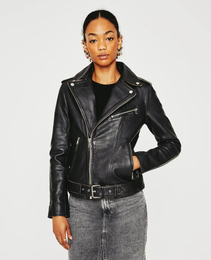 AG Jeans Jackets Women Mika Jacket TRUE BLACK