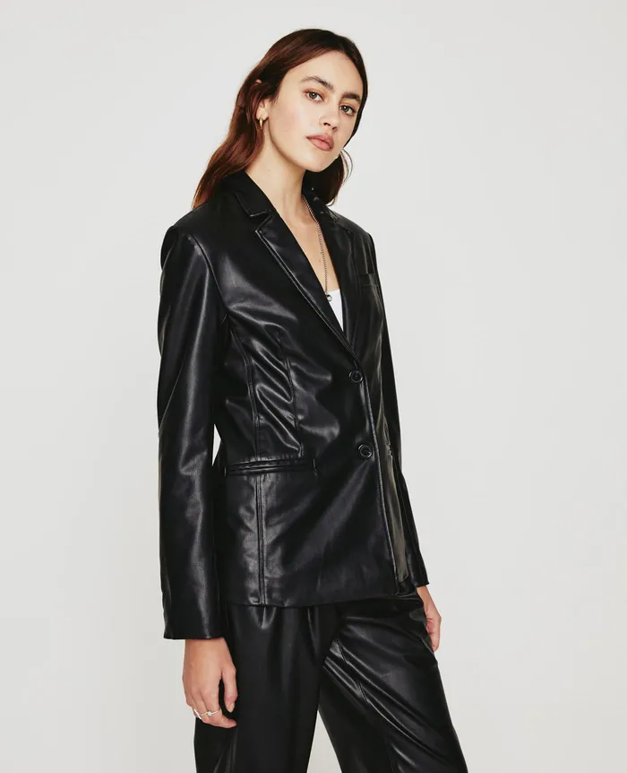 AG Jeans Jackets Women Rima Blazer TRUE BLACK