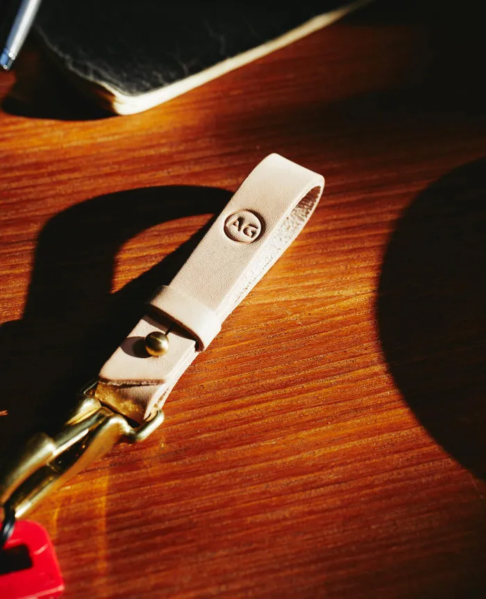 AG Jeans Leather Goods WomenMen AG Keychain NATURALBRASS