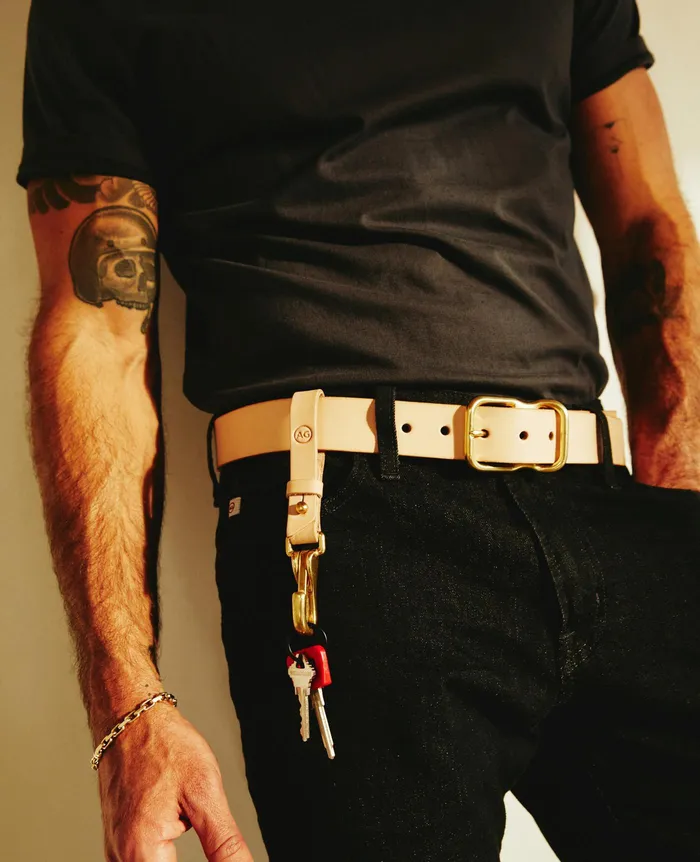 AG Jeans Leather Goods WomenMen AG Keychain NATURALBRASS AG Jeans Leather Goods WomenMen AG Keychain NATURALBRASS