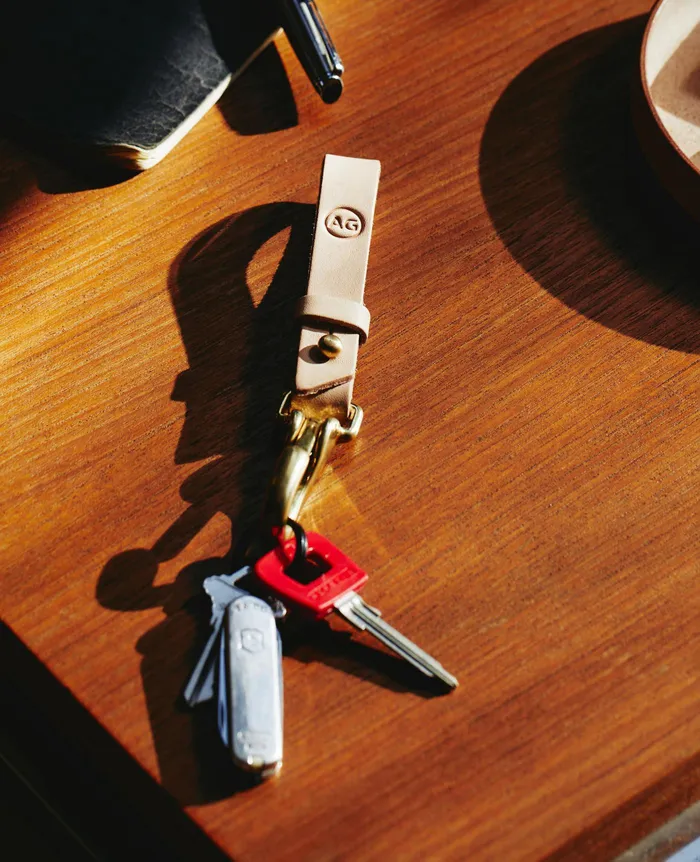 AG Jeans Leather Goods WomenMen AG Keychain NATURALBRASS AG Jeans Leather Goods WomenMen AG Keychain NATURALBRASS