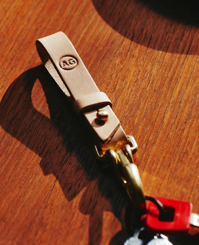 AG Jeans Leather Goods WomenMen AG Keychain NATURALBRASS AG Jeans Leather Goods WomenMen AG Keychain NATURALBRASS
