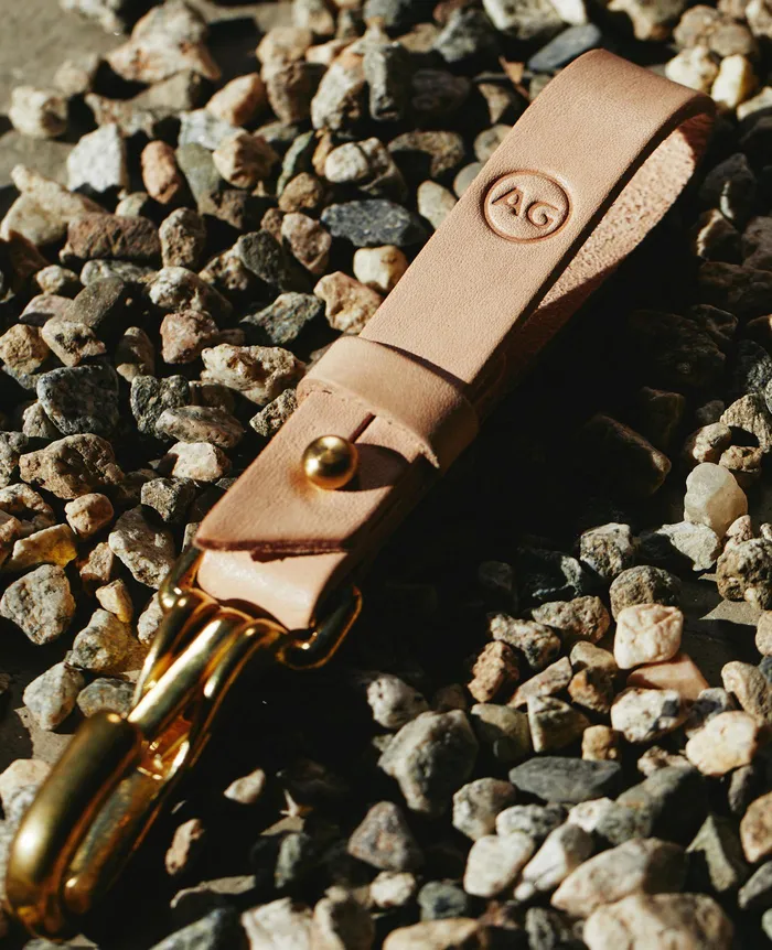 AG Jeans Leather Goods WomenMen AG Keychain NATURALBRASS AG Jeans Leather Goods WomenMen AG Keychain NATURALBRASS