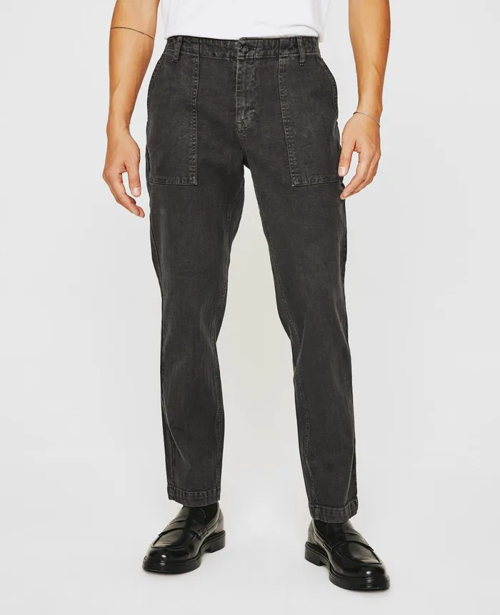 AG Jeans Pants Men Wells Fatigue HIGHWAY PURE BLACK AG Jeans Pants Men Wells Fatigue HIGHWAY PURE BLACK