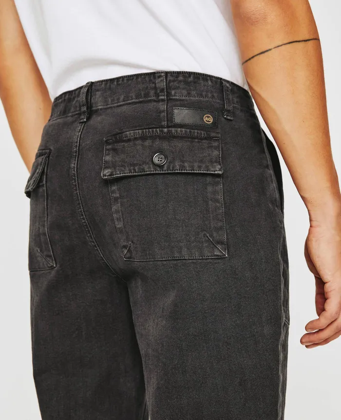 AG Jeans Pants Men Wells Fatigue HIGHWAY PURE BLACK AG Jeans Pants Men Wells Fatigue HIGHWAY PURE BLACK