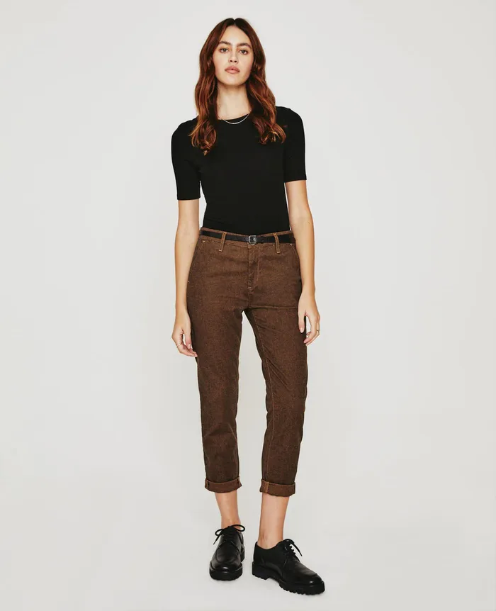 AG Jeans Pants Women Caden RICH AMBER OAK
