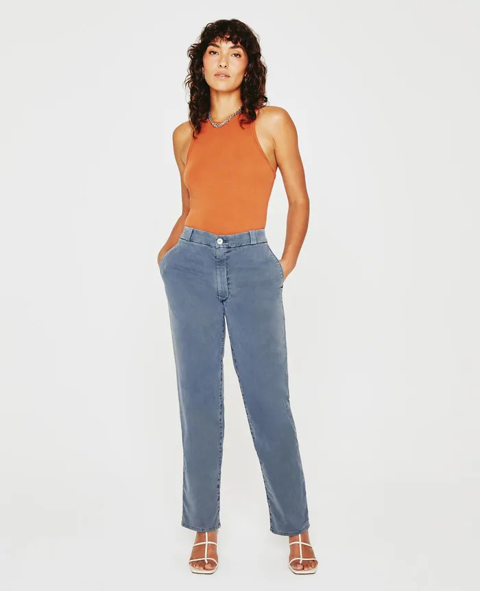 AG Jeans Pants Women Clove Trouser SULFUR BOHEMIAN BLUE