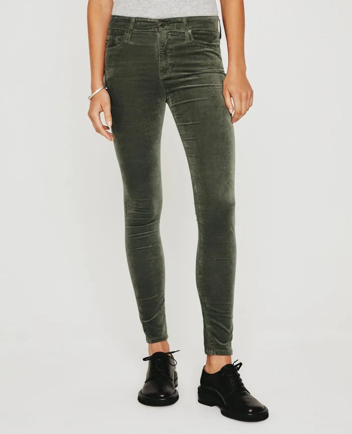 AG Jeans Pants Women Farrah Skinny ARMORY GREEN AG Jeans Pants Women Farrah Skinny ARMORY GREEN
