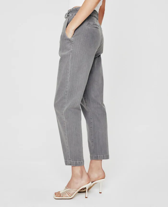 AG Jeans Pants Women Renn Paperbag Trouser SULFUR SMOOTH SLATE AG Jeans Pants Women Renn Paperbag Trouser SULFUR SMOOTH SLATE