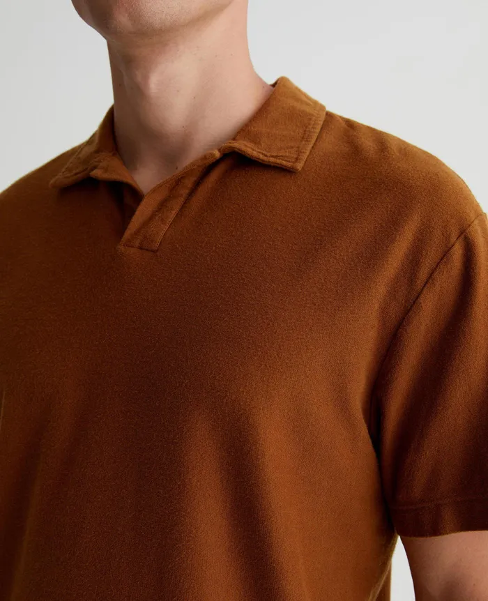 AG Jeans Polos Men Bryce Johnny Collar TREE BARK AG Jeans Polos Men Bryce Johnny Collar TREE BARK