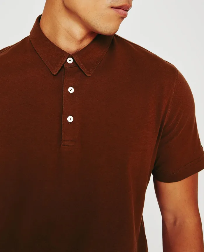 AG Jeans Polos Men Bryce Polo DARK SANGRIA AG Jeans Polos Men Bryce Polo DARK SANGRIA