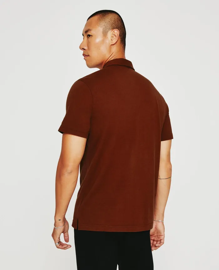 AG Jeans Polos Men Bryce Polo DARK SANGRIA AG Jeans Polos Men Bryce Polo DARK SANGRIA