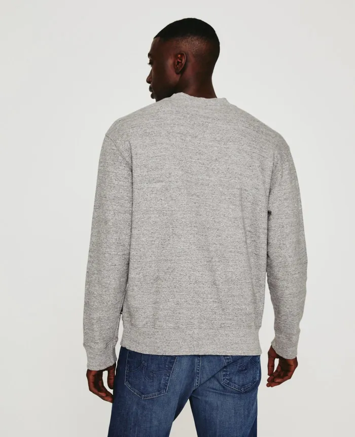AG Jeans Sweatshirts Men Arc Vee HEATHER GREY AG Jeans Sweatshirts Men Arc Vee HEATHER GREY