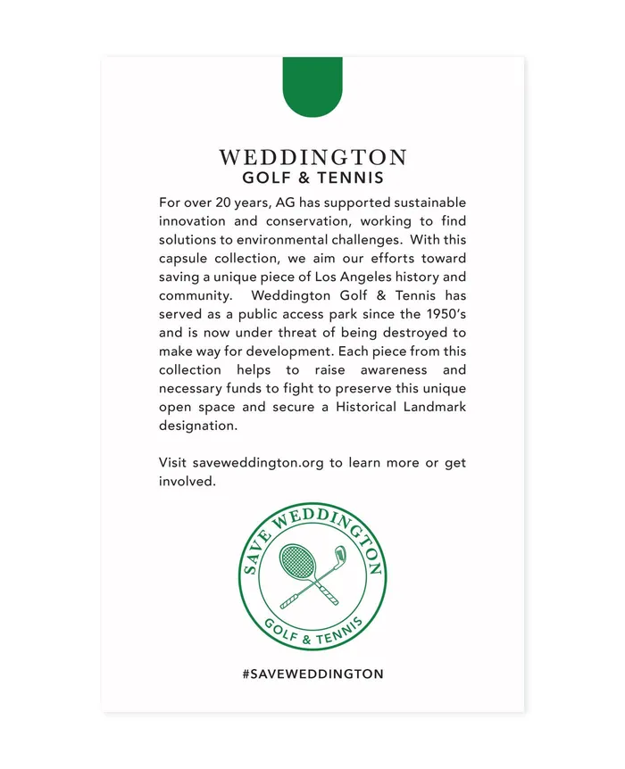 AG Jeans Sweatshirts Men Weddington Varsity Sweater EB RACKET CLUB EMBLEM MATCH WH AG Jeans Sweatshirts Men Weddington Varsity Sweater EB RACKET CLUB EMBLEM MATCH WH