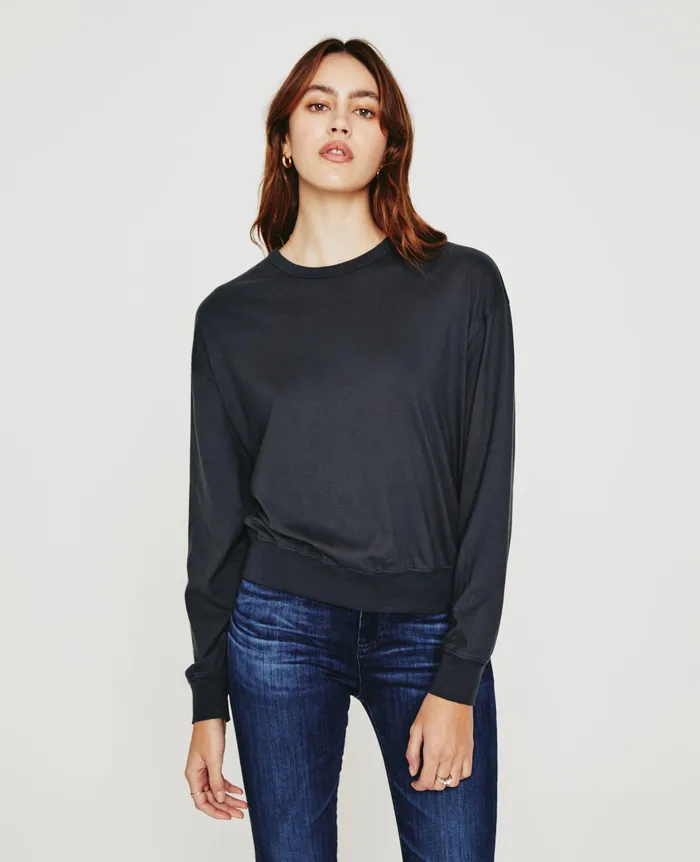 AG Jeans Sweatshirts Women Karter Pullover INK STONE