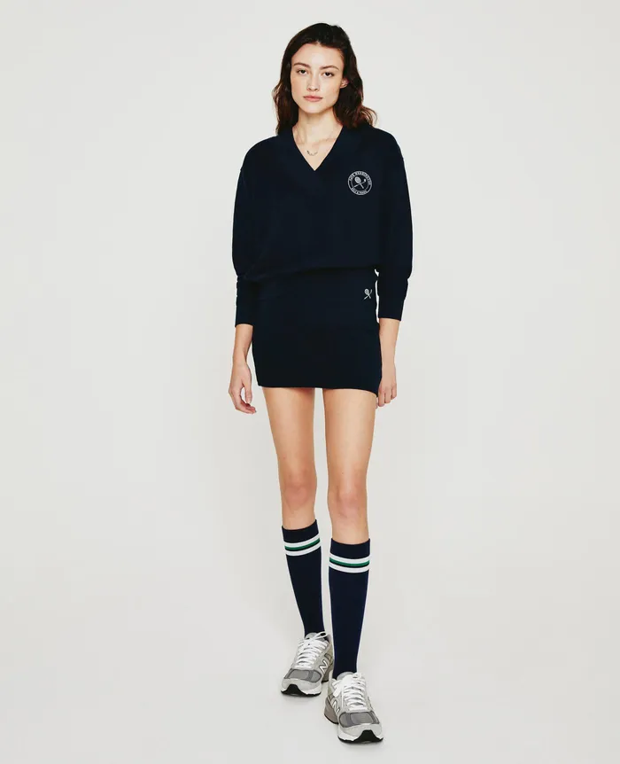AG Jeans Sweatshirts Women Weddington Vee Sweatshirt WEDDINGTON CREST COURT NAVY AG Jeans Sweatshirts Women Weddington Vee Sweatshirt WEDDINGTON CREST COURT NAVY