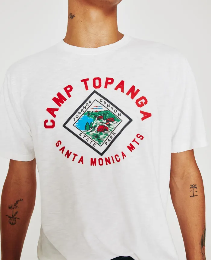 AG Jeans Tees Men Bryce Crew CAMP TOPANGA EXWHITE AG Jeans Tees Men Bryce Crew CAMP TOPANGA EXWHITE