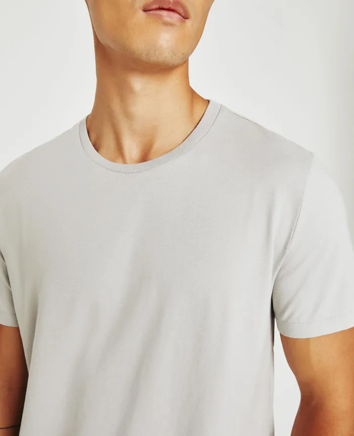 AG Jeans Tees Men Bryce Crew SILVER GREY AG Jeans Tees Men Bryce Crew SILVER GREY