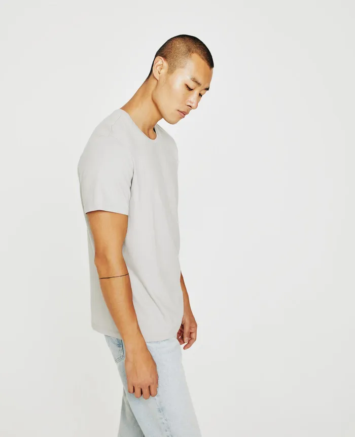 AG Jeans Tees Men Bryce Crew SILVER GREY AG Jeans Tees Men Bryce Crew SILVER GREY