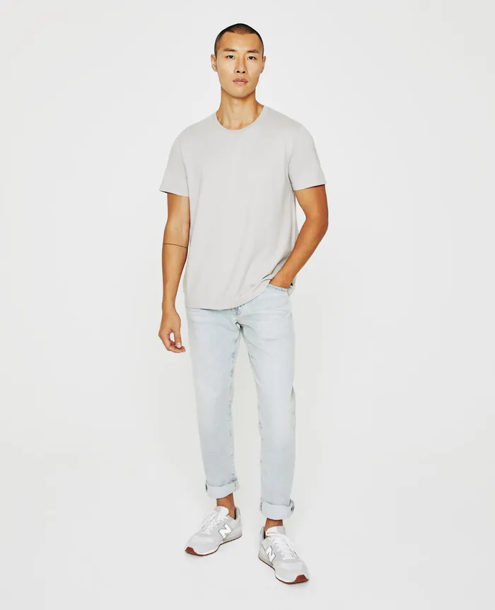 AG Jeans Tees Men Bryce Crew SILVER GREY AG Jeans Tees Men Bryce Crew SILVER GREY