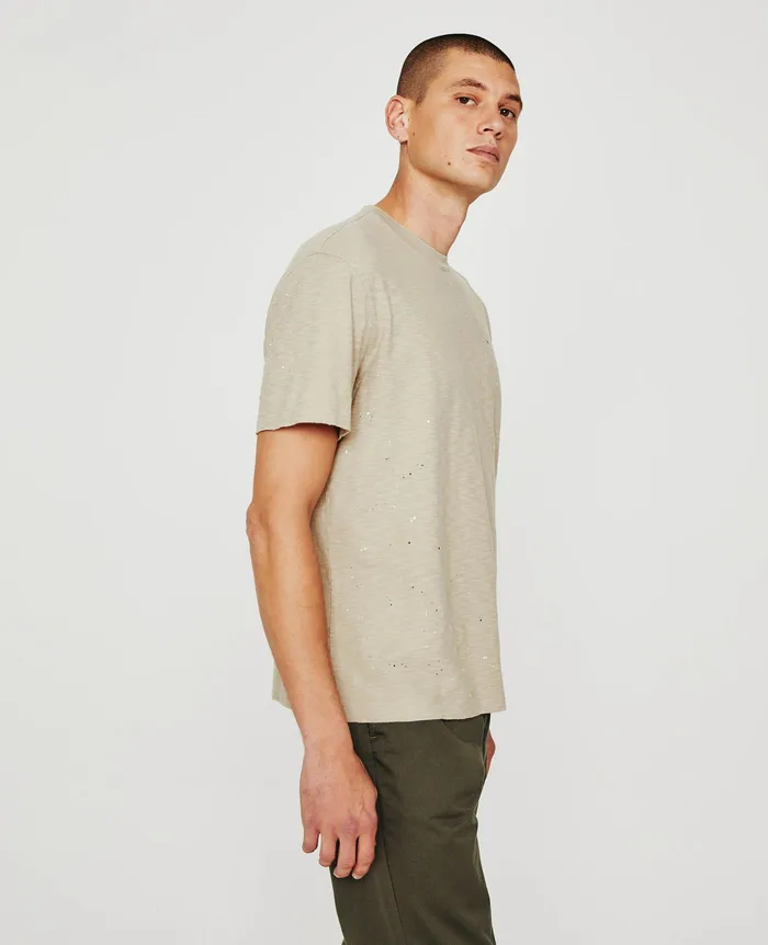 AG Jeans Tees Men Wesley Crew STONE DOT NATURAL MULTI AG Jeans Tees Men Wesley Crew STONE DOT NATURAL MULTI
