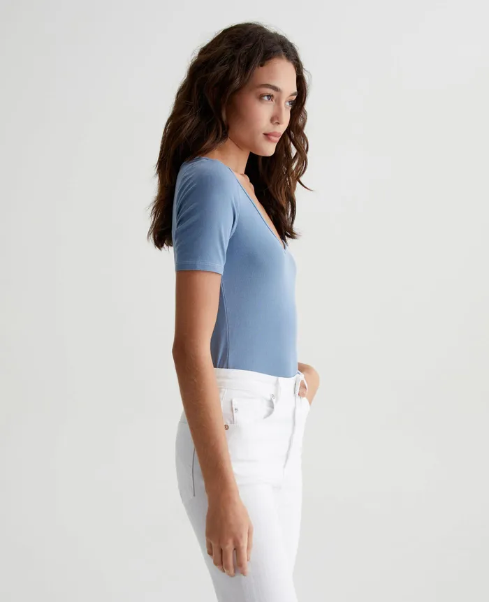 AG Jeans Tops and Shirts Women Jaxon Scoop CLEAR SKIES AG Jeans Tops and Shirts Women Jaxon Scoop CLEAR SKIES