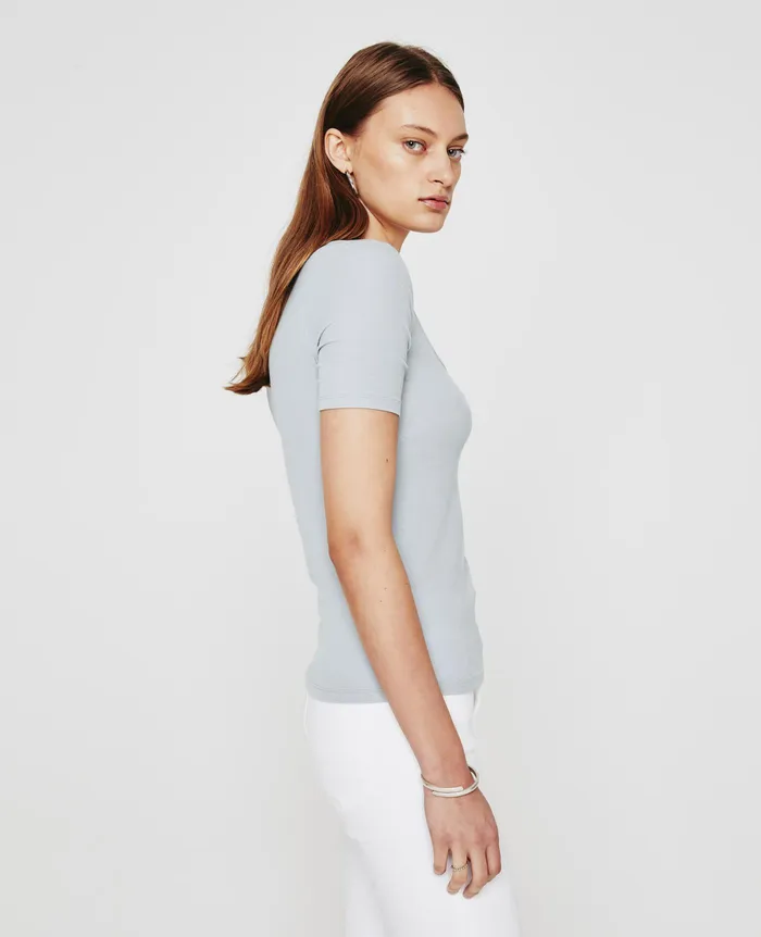 AG Jeans Tops and Shirts Women Jaxon Scoop WHITE SANDS AG Jeans Tops and Shirts Women Jaxon Scoop WHITE SANDS