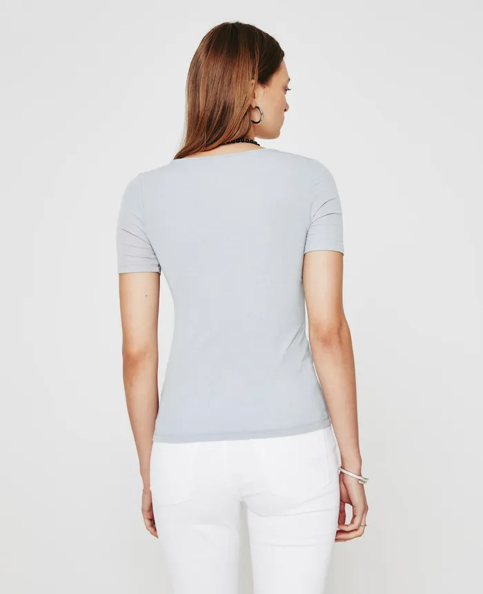 AG Jeans Tops and Shirts Women Jaxon Scoop WHITE SANDS AG Jeans Tops and Shirts Women Jaxon Scoop WHITE SANDS