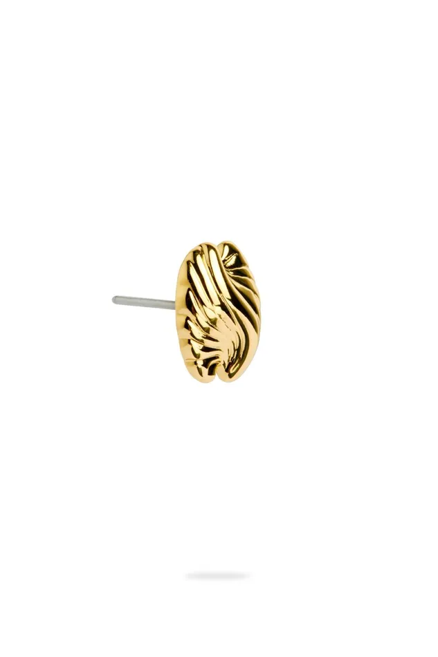Aje Alina Mini Clamshell Earring Gold Women Jewellery
