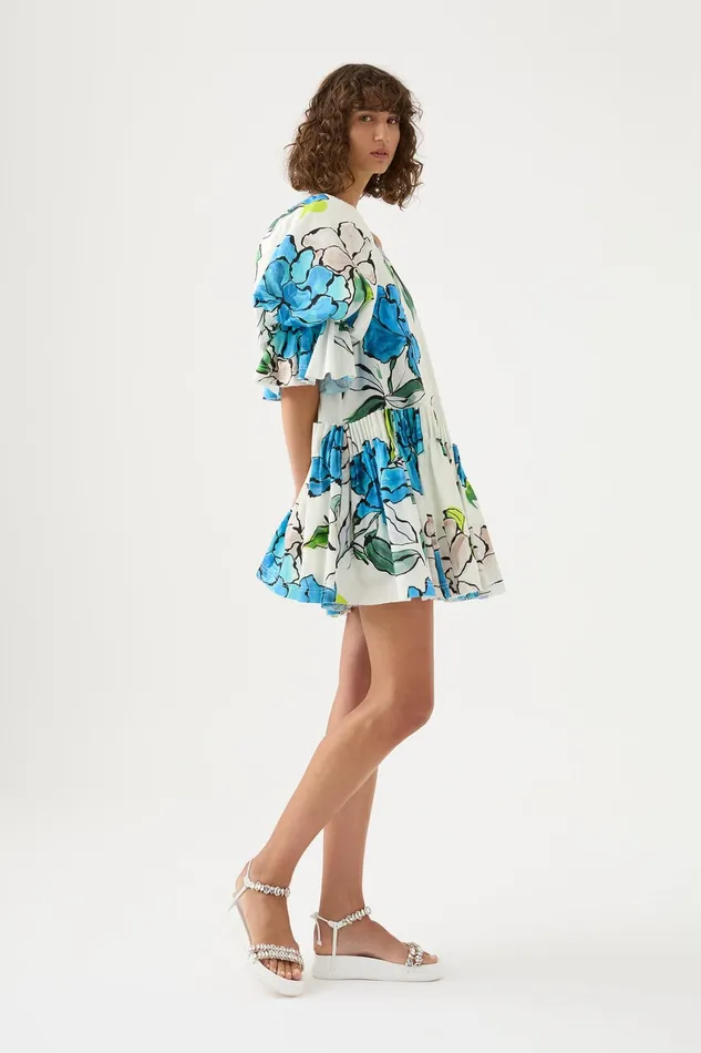 Aje Cy Off Shoulder Smock Dress Cool Camellia Women Dresses