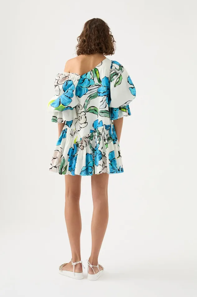 Aje Cy Off Shoulder Smock Dress Cool Camellia Women Dresses